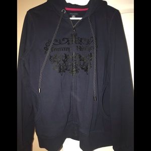 Tommy Hilfiger Navy Blue Hoody, size Large
